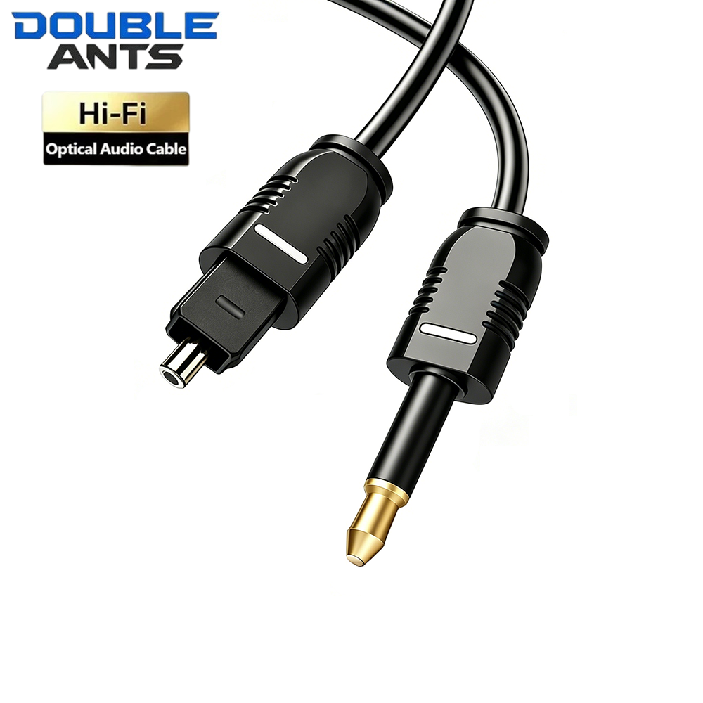 Home Cinema Tv - สายสัญญาณเสียงดิจิตอลออปติคอล SPDIF ถึงมินิทอสลิงค์ 3.5 มม.สายสัญญาณเสียงไฟเบอร์ออปติกสำหรับทีวีเครื่องขยายเสียงซาวด์บาร์ลำโพงกล่องรับสัญญาณ