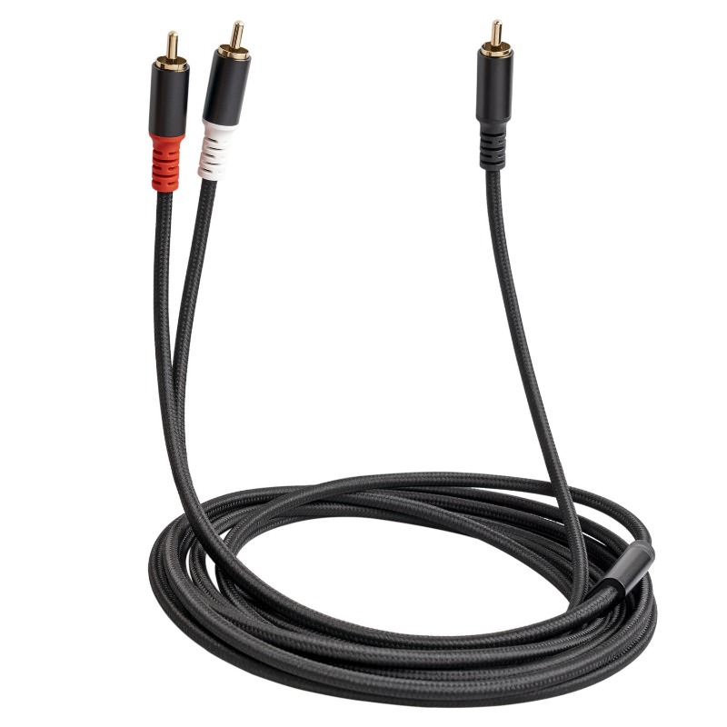 Home Cinema Choice - 1/2/3M 1 RCA ชาย 2 สายสัญญาณเสียง