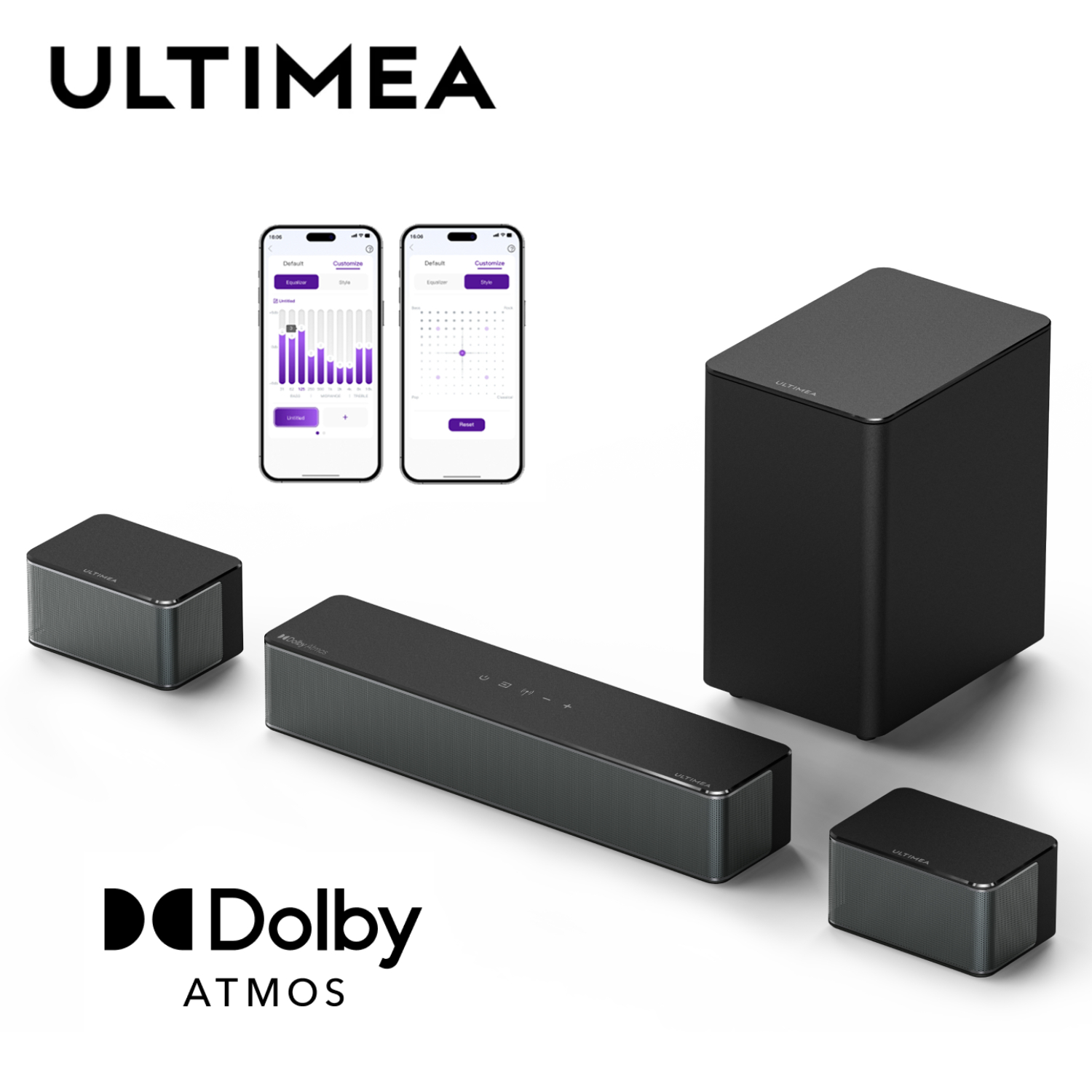 Home Cinema Onkyo 5.1 - ซาวด์บาร์ ULTIMEA Poseidon M4T ระบบเสียง 5.1
