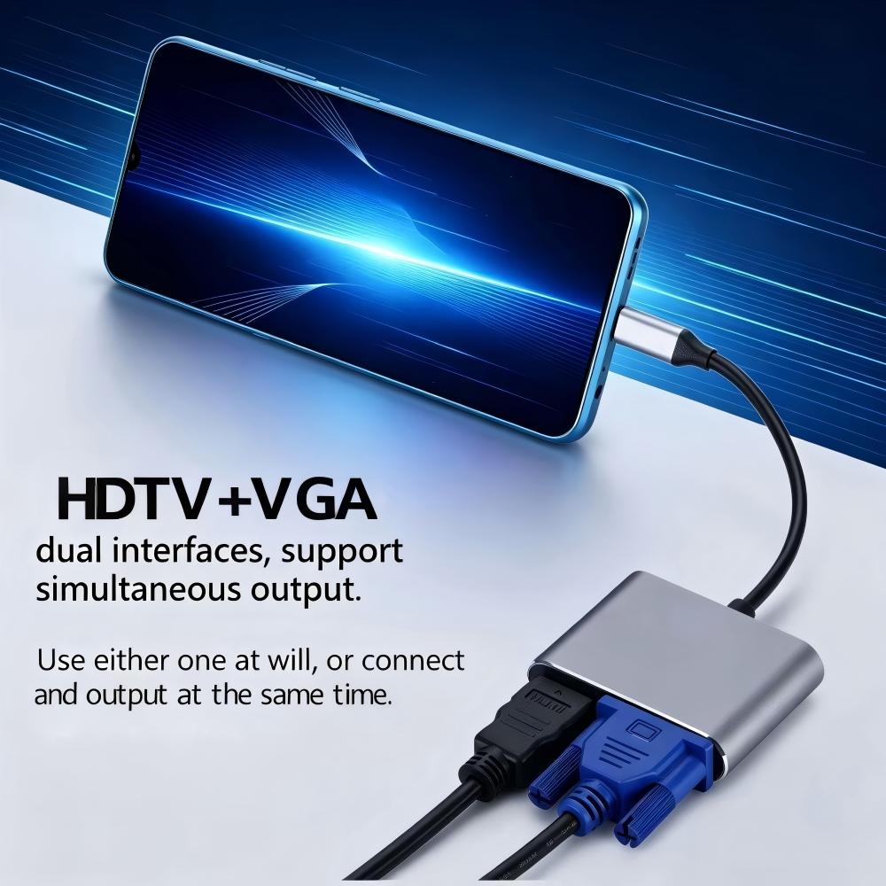 USB 3.0/TYPE-C ถึง HDMI VGA อะ - Home Cinema Usb บทวิจารณ์และราคา