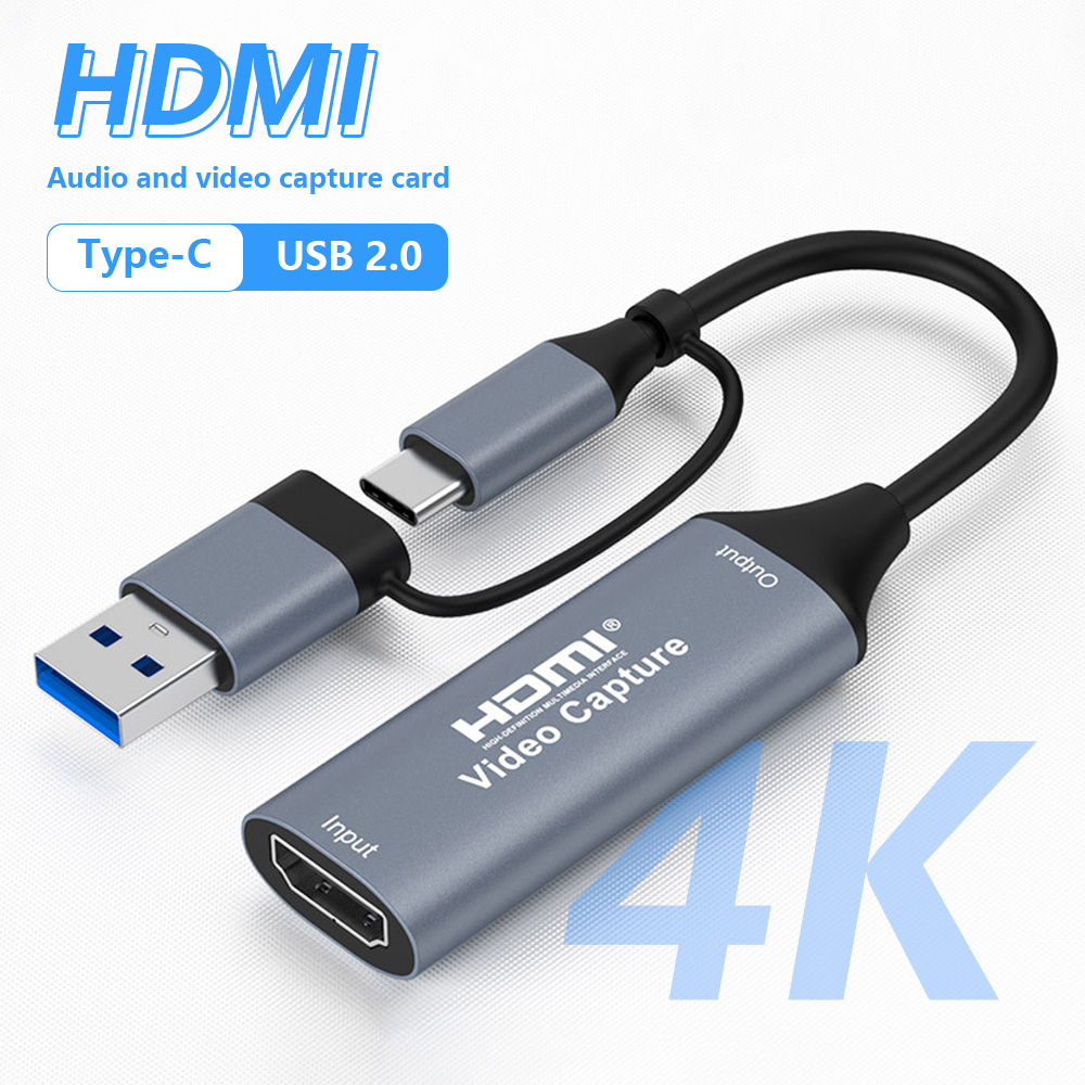 การ์ดบันทึกวิดีโอ 4K 2 in 1 US - Home Cinema Usb บทวิจารณ์และราคา