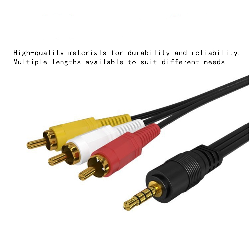 3.5 มม.ถึง 3 RCA Audio Video C - Home Cinema Choice บทวิจารณ์และราคา