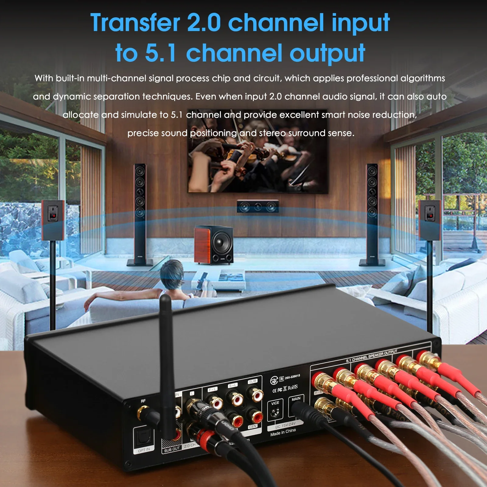 Douk Audio 5.1 Channel เครื่อง - Home Cinema Onkyo 5.1 บทวิจารณ์และราคา