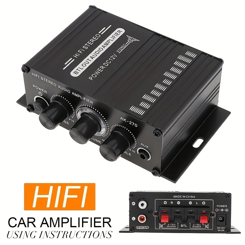 AK-270 400W มินิเพาเวอร์แอมป์  - Home Cinema Choice บทวิจารณ์และราคา