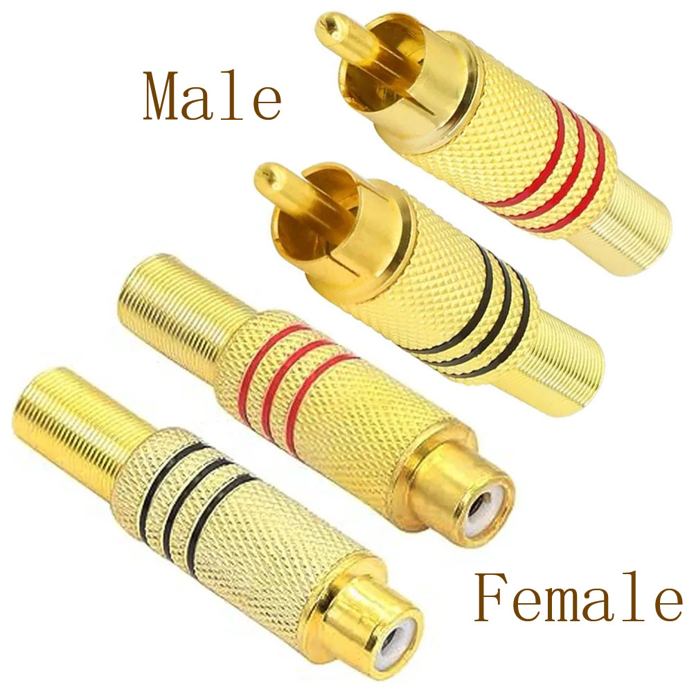 ปลั๊ก RCA 4 ชิ้น ชุบทอง แบบเชื - Home Cinema Choice บทวิจารณ์และราคา